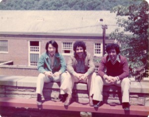 with Persian friends, West Virginia 1977