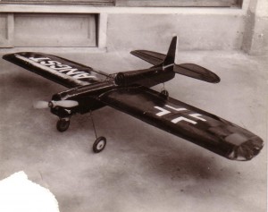 gas engine powered model airplane, Angst, 1966