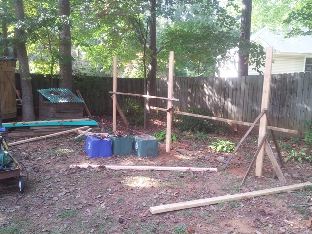 open shed framing 1